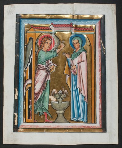 Feuille de Manuscrit avec l