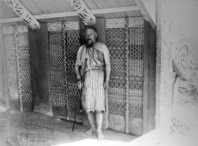 Hutte communautaire maorie, Nouvelle-Zélande, 1899 - Unbekannt