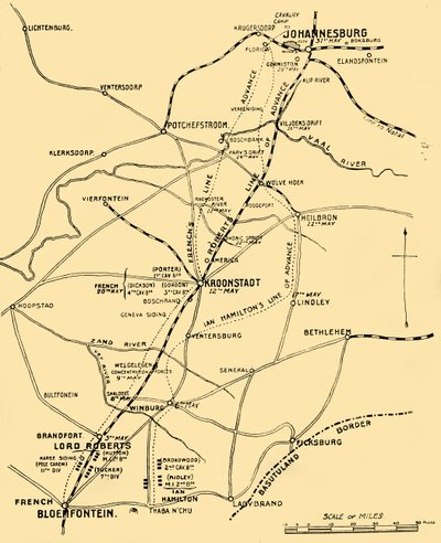 Carte montrant les lignes d