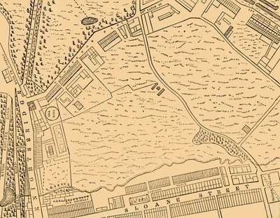 Carte de Belgravia, 1814, vers 1876 - Unbekannt