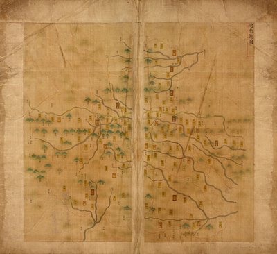 Carte du Henan - Unbekannt