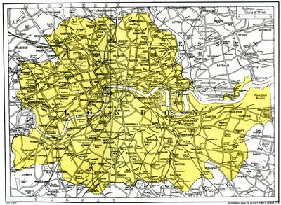 Carte de Londres, 1924-1926 - Unbekannt