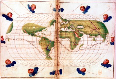 Carte du voyage autour du monde de Magellan, 1519-1521 - Unbekannt