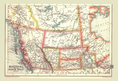Carte du Manitoba et du Nord-Ouest, 1902 - Unbekannt