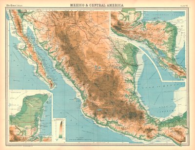 Carte du Mexique et de l