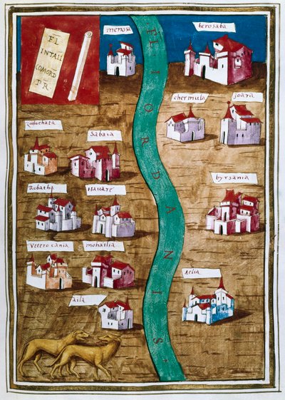 Carte de Palestine (miniature) - Unbekannt