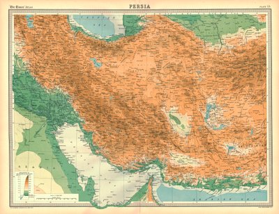 Carte de la Perse - Unbekannt