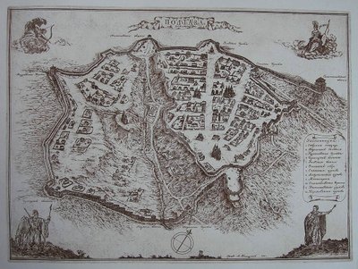 Carte de Poltava au début du 18ème siècle - Unbekannt