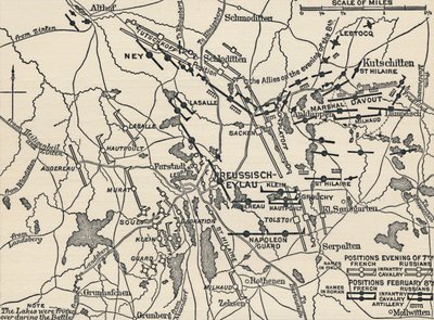 Carte de la bataille d