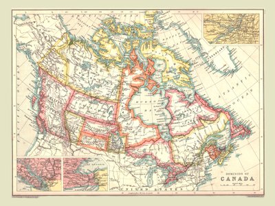 Carte du Dominion du Canada, 1902 - Unbekannt