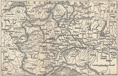 Carte de la campagne de Marengo, 1800, 1896 - Unbekannt