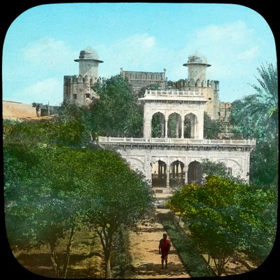 Pavillon de marbre dans les jardins du Fort, Lahore, Inde, fin du 19e ou début du 20e siècle - Unbekannt