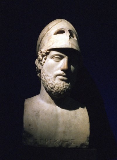 Buste en marbre de Périclès (Périclès) homme d
