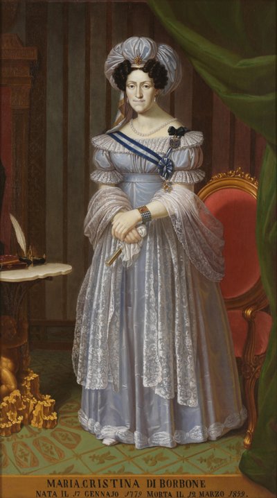 Maria Cristina de Naples et de Sicile 1779-1849, reine de Sardaigne - Unbekannt