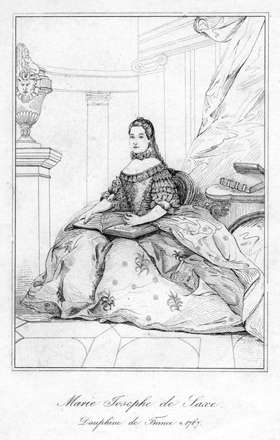Marie-Josèphe de Saxe, Dauphine de France - Unbekannt