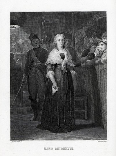 Marie-Antoinette quittant la Convention après la sentence, 1882 - Unbekannt