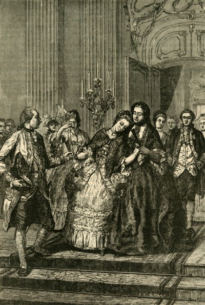 Marie-Antoinette prenant congé de sa mère, 1770, 1890 - Unbekannt