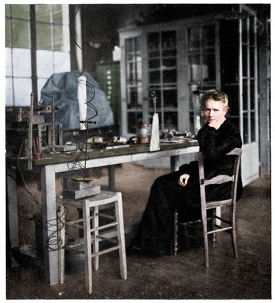 Marie Curie, physicienne franco-polonaise, vers 1920 - Unbekannt