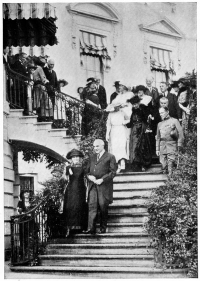 Marie Curie, physicienne franco-polonaise avec le président américain Harding, 1921 - Unbekannt