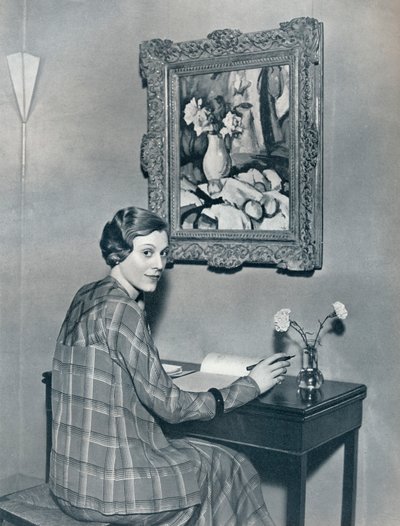 Marie Ney dans son appartement, vers 1934 - Unbekannt