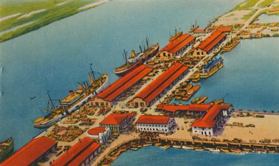 Terminal maritime, Barranquilla, vers 1940 - Unbekannt