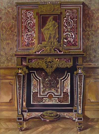 Cabinet de marqueterie avec décoration en bronze doré, par André Charles Boulle, 1903 - Unbekannt