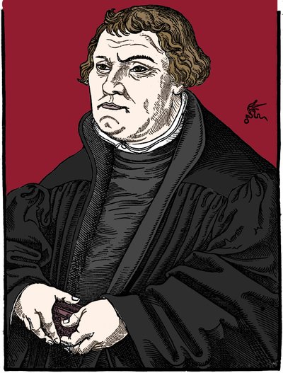Martin Luther réformateur protestant allemand, 1546 - Unbekannt