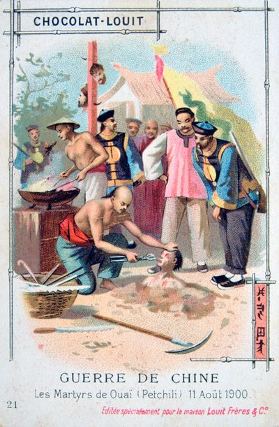 Martyr à Ouai Petchili, Chine, Rébellion des Boxers, 11 août 1900 - Unbekannt