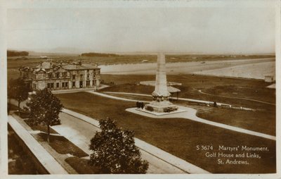 Monument des martyrs, Golf House et Links, St. Andrews, vers 1900 - Unbekannt