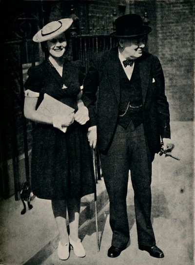 Mary Churchill et son père, c1945 - Unbekannt