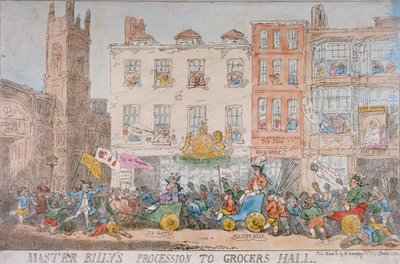 La procession de Maître Billy à Grocers