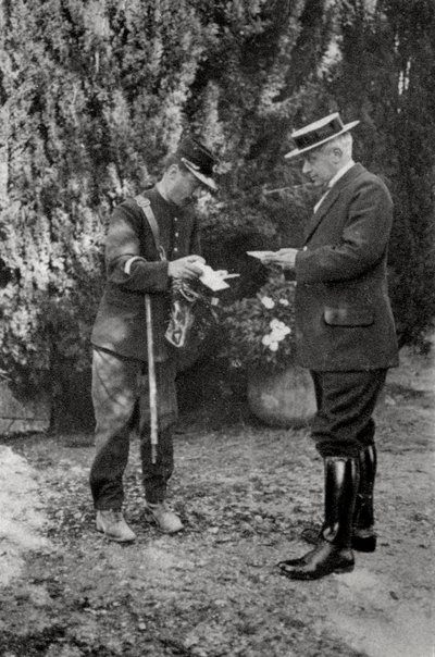 Maurice Maeterlinck, dramaturge, poète et essayiste belge, 1915 - Unbekannt