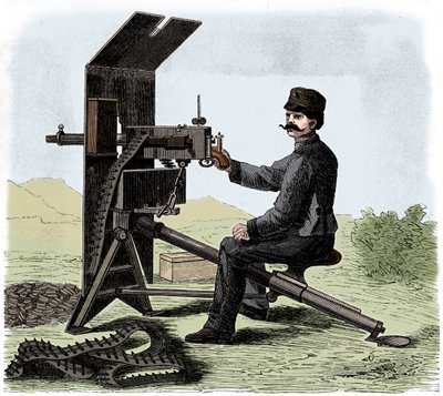 Mitrailleuse Maxim, vers 1895 - Unbekannt