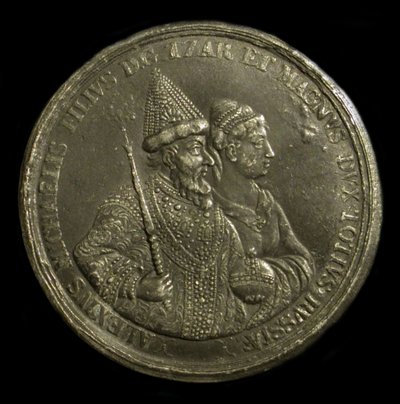 Médaille du tsar Alexis Ier de Russie pour célébrer la naissance de Pierre le Grand, vers 1775 - Unbekannt