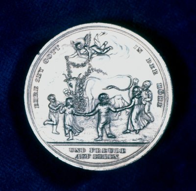 Médaille commémorant la découverte de la vaccination contre la variole, 1796-1800 - Unbekannt
