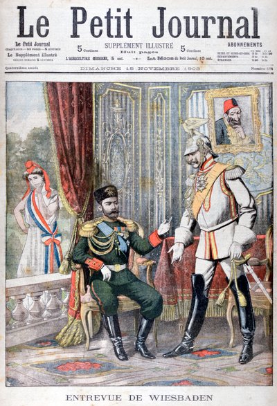 Rencontre entre le tsar Nicolas II et le Kaiser Wilhelm II, Wiesbaden, Allemagne, 1903 - Unbekannt