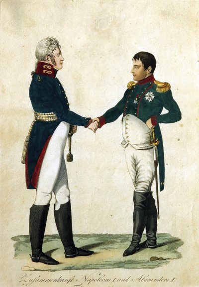 Rencontre de Napoléon et Alexandre Ier - Unbekannt