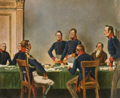 Réunion de la Commission de réorganisation à Königsberg, 9 juillet 1807, 1936 - Unbekannt
