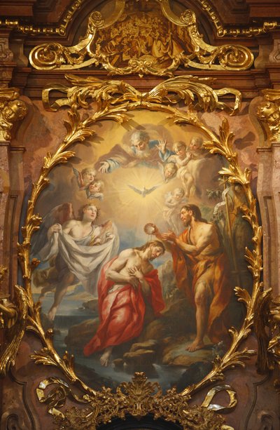 Abbaye de Melk, baptême de Jésus, Melk, Autriche - Unbekannt