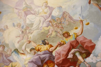 Fresque de la bibliothèque de l