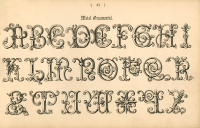 Ornement métallique, 1862 - Unbekannt