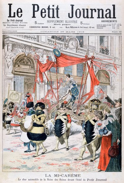 Char de carnaval de mi-carême de la reine des reines, 1903 - Unbekannt