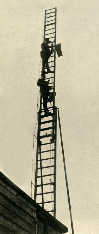 Observateurs militaires sur le chemin de fer, Première Guerre mondiale, 1914, vers 1920 - Unbekannt