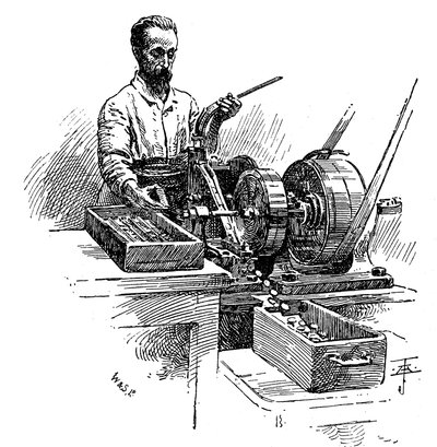 Moulage des bords des pièces, Monnaie royale, Londres, 1891 - Unbekannt