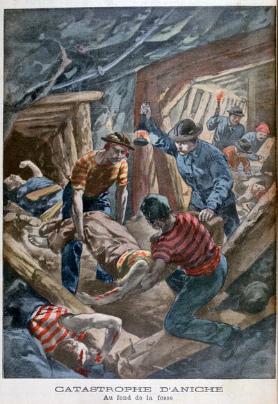 Effondrement de mine, Aniche, France, 1900 - Unbekannt