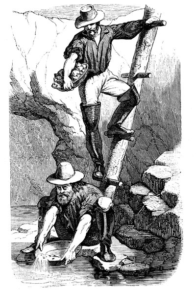 Mineurs cherchant de l