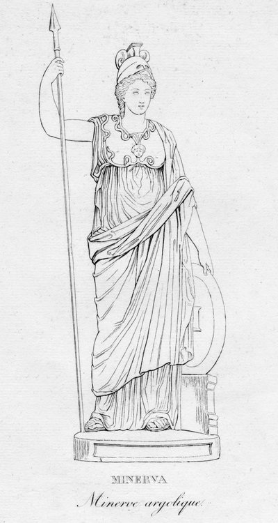 Minerva Minerve argolique, vers 1850 - Unbekannt