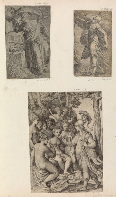 Minerva et les Muses - Unbekannt