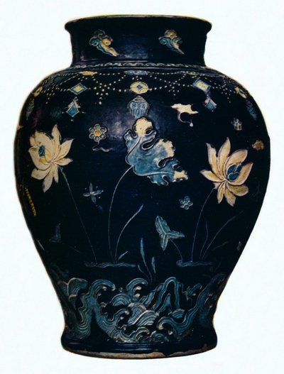 Dynastie Ming, vase Fahua, 15e siècle - Unbekannt