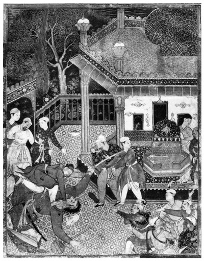 Miniature du Dastan e-Amir Hamza, vers 1500-1958 - Unbekannt